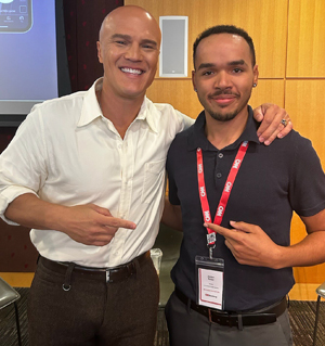 CNN correspondent Coy Wire and Jordan Felder