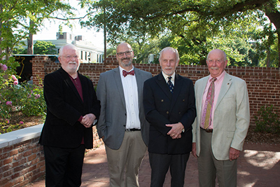 Charles and former deans Roper, Lankes