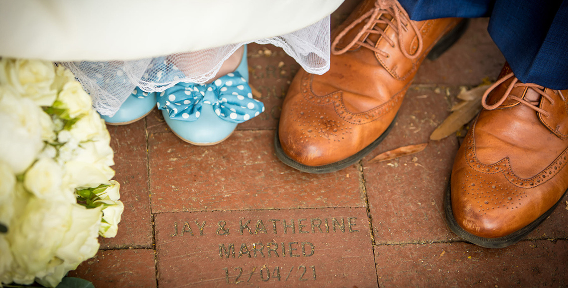 Jay and Katherine's brick on the Horseshoe