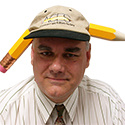 Doug Fisher in pencil hat.