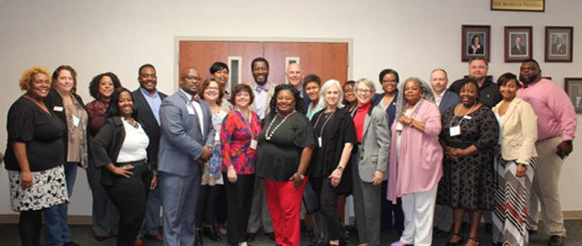 Community members from Fairfield County, South Carolina and University of South Carolina faculty and staff
