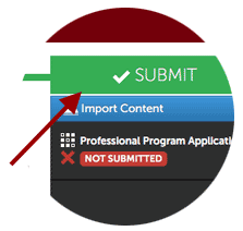 screenshot showing Submit button
