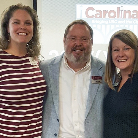 From left to right: CarolinaTIP Lead Coaches Angela Adams, Morgan Lee and Nicole Skeen