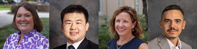 Headshots of four USC College of Education faculty membes