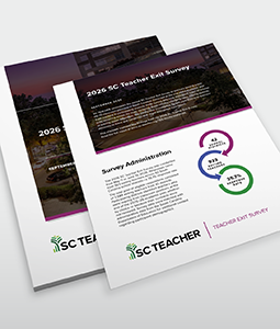 Paper copies of the SC TEACHER 2026 Exit Survey