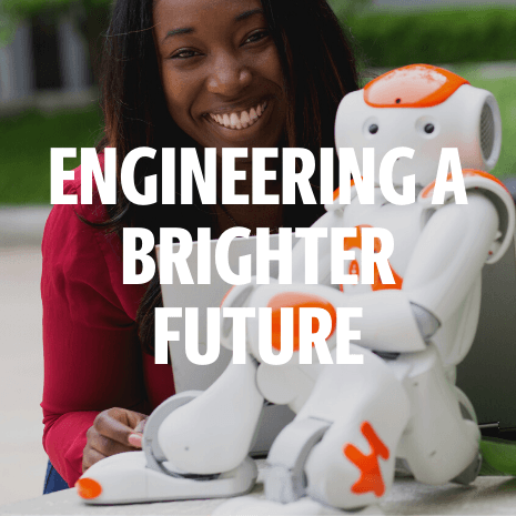 Text: Engineering a Brighter Future