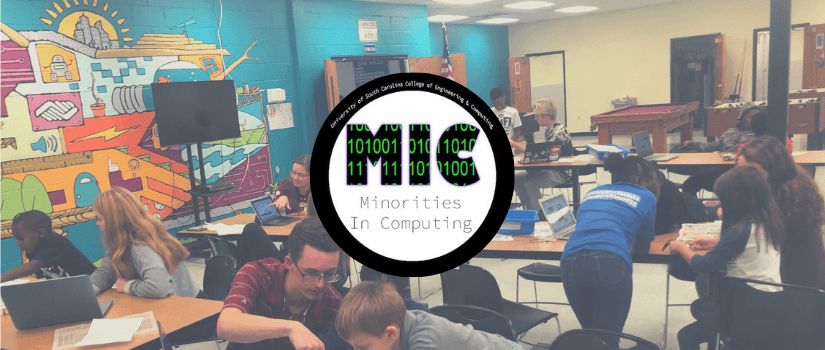 MIC logo over students and faculty in classroom