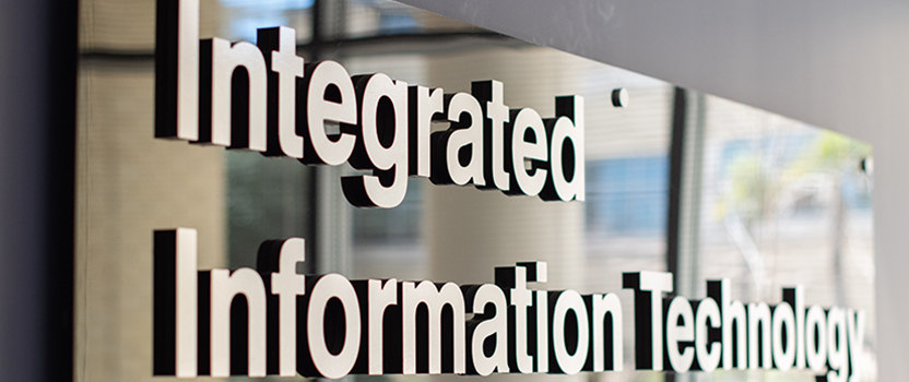 Sign that says Integrated Information Technology