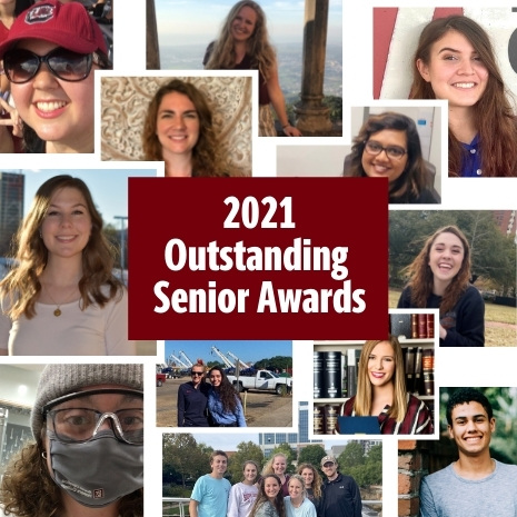 collage of photos of outstanding seniors