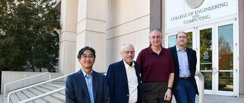 CEC professors Sang Hee Won, Roger Dougal, Jochen Lauterbach and Bill Mustain