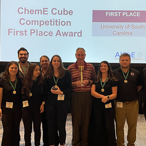 ChemE Cube team from the CEC