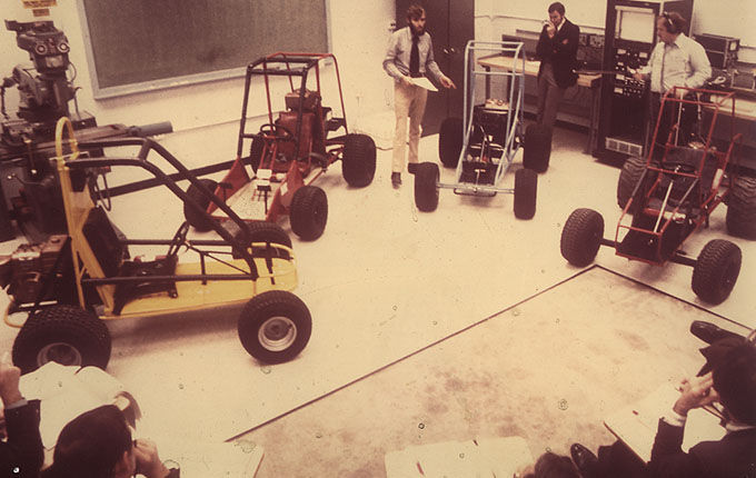 Baja SAE competition meeting at USC.