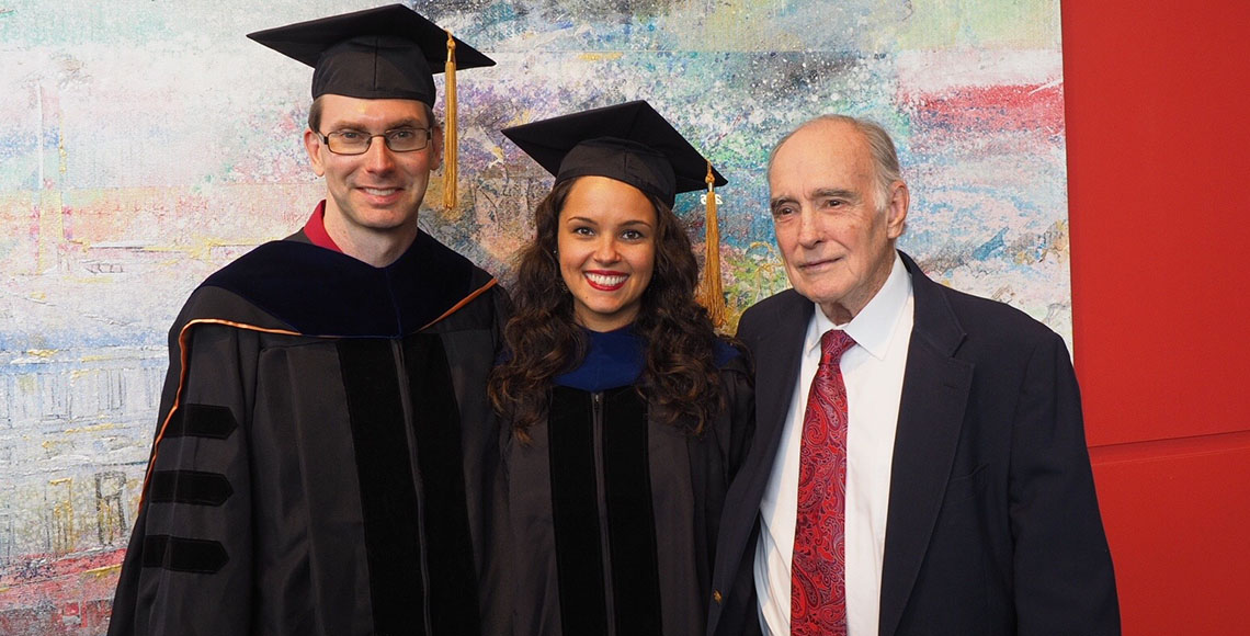 Left to right: Travis Knight, Kallie Metzger, Elwyn Roberts
