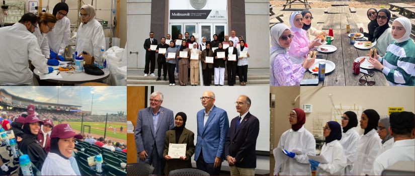 Students from Oman visiting the USC campus during the summer of 2025.