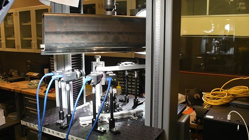 Advanced materials testing combining bending and torsion, a variety of multiaxial strain states are created in one experiment