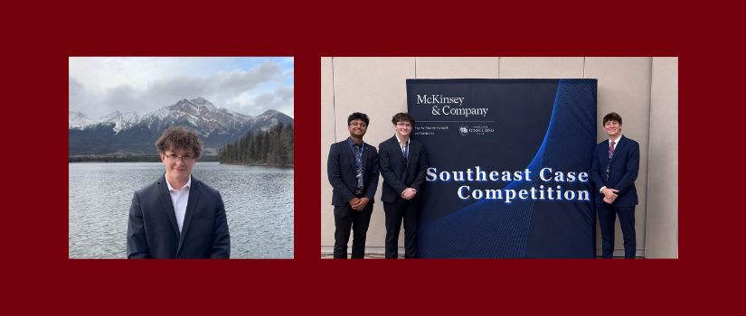 Dustin King with a lake and mountain in the background