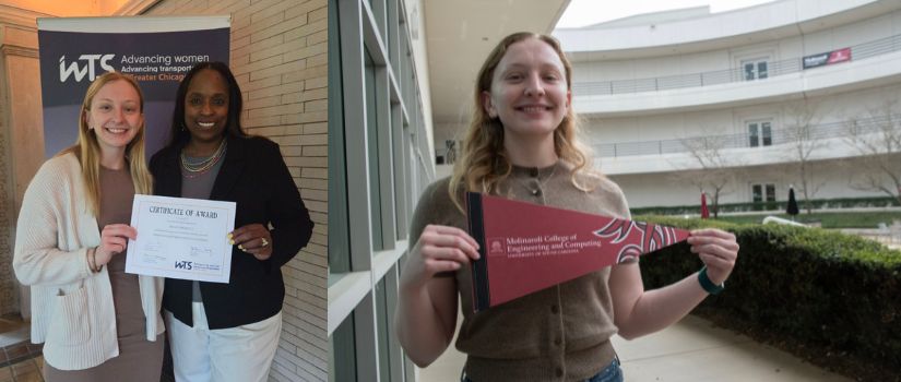 Civil and Environmental Engineering senior Jillian McNally