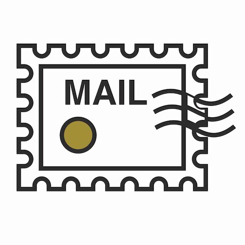 mailing stamp icon
