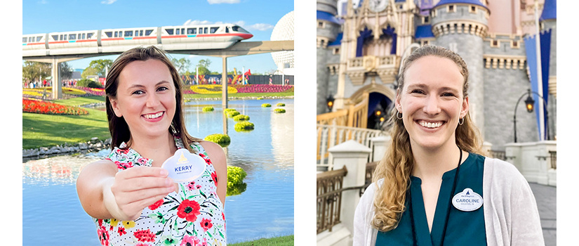 Kerry Moore and and Caroline Cates at Disney.