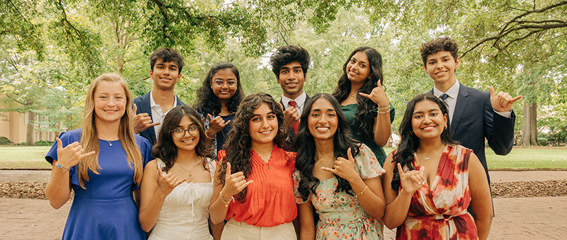 Group photo with cohort members