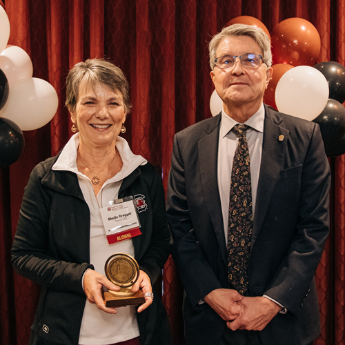 Sheila Cregger next to Dean Lynn