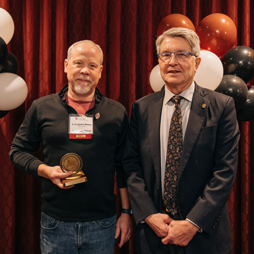 Creighton Waters next to Dean Lynn