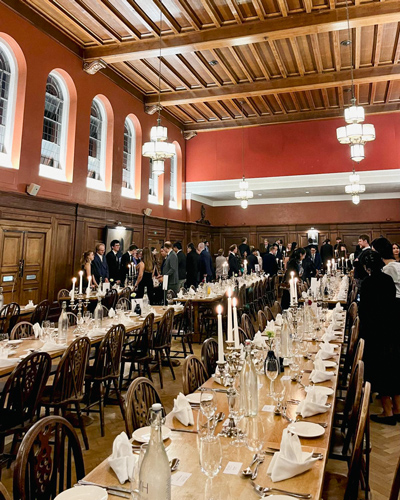 Ornate formal dining room