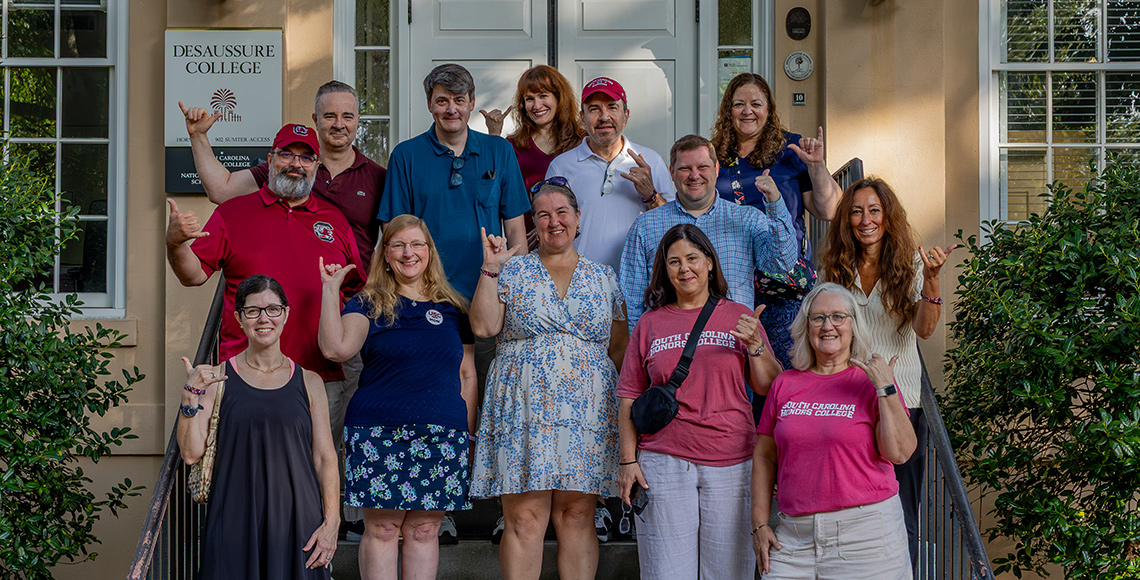 Group of South Carolina Honors College parents