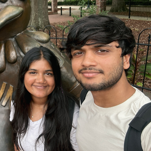 Mallika and Nikhil Krishna