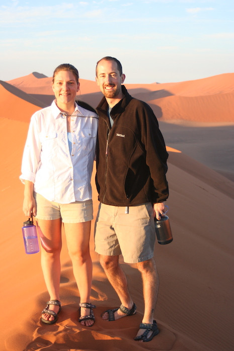 Greg Ferrante and wife in Namibia