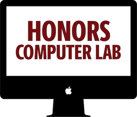 Computer lab sign