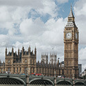 Image of Big Ben clock tower in London England.