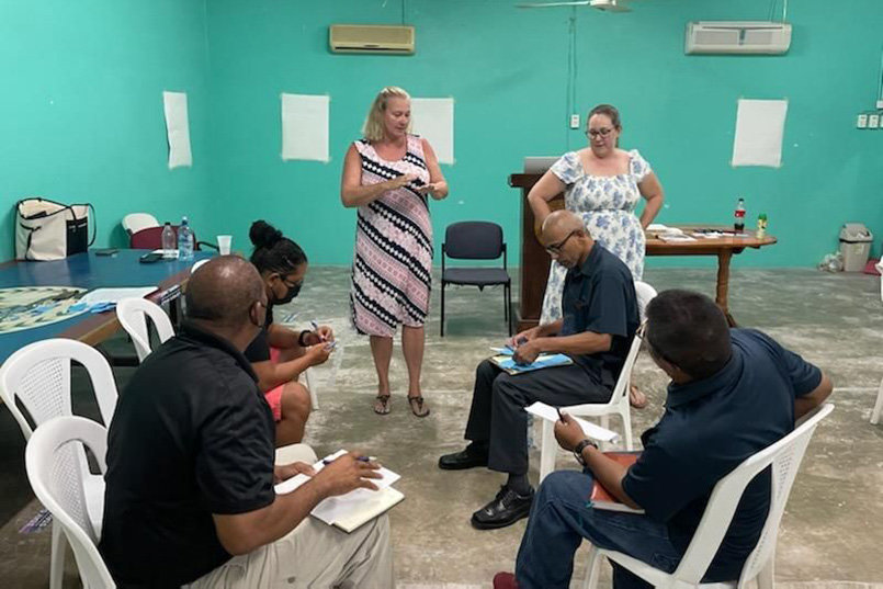 SmartState Tourism Director Lori Pennington-Gray and research lead Ashley Schroeder are working on a grant-funded project in Caye Caulker, Belize, to develop a tourism crisis management plan for the island.