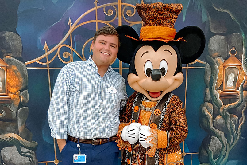 Will Brewster, B.S. Hospitality Management '20 — Event Coordinator, Walt Disney World