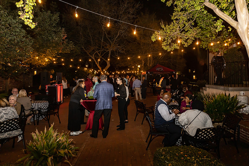 The College of HRSM held its annual Alumni Homecoming Party on Friday, Oct. 28, 2022, at the McCutchen House.
