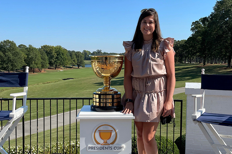 Alice Freeman Lindsay, B.S. Sport and Entertainment Management '18 — Sales Representative, 2022 President's Cup, PGA Tour