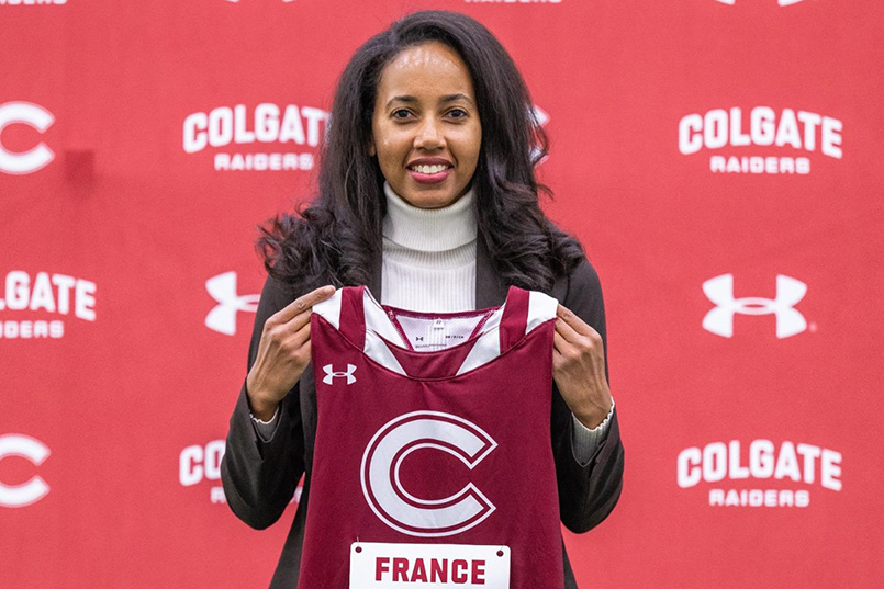 Chelsea France, M.S. Sport and Entertainment Management '14 — Men's and Women's Track & Field/Cross Country Head Coach, Colgate University