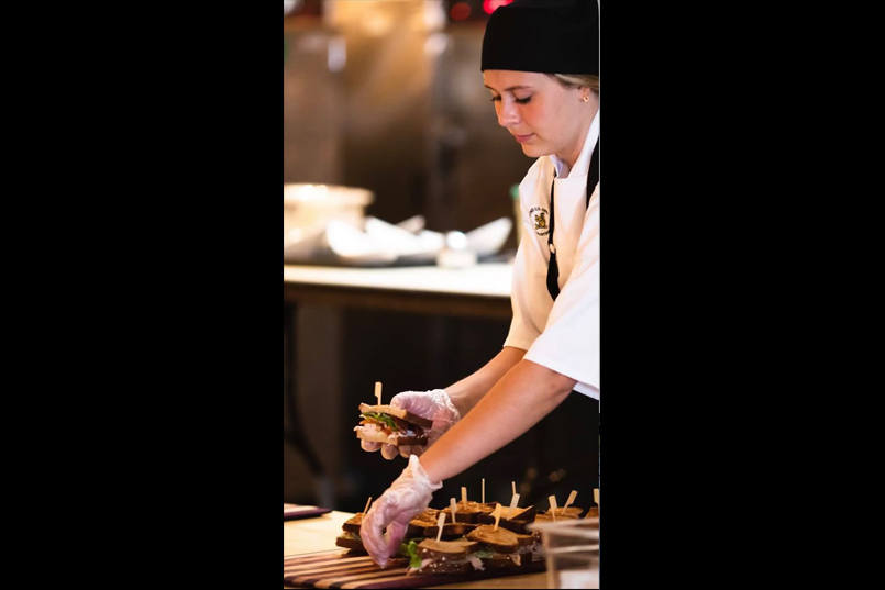 Anna Haverland worked the US Open golf championship in Chestnut Hill, Massachusetts, as a member of the kitchen staff.