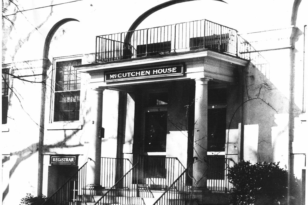 History of the McCutchen House - College of Hospitality, Retail and