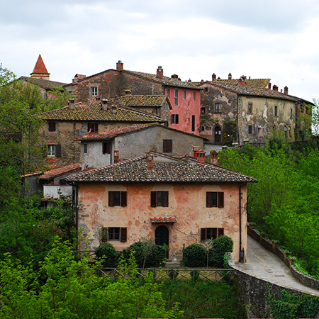 The buidling of II Borro Winery is Tuscany