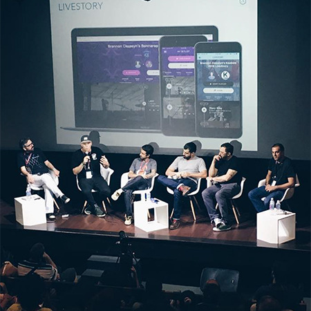 Brannon Desseyn took part in a panel discussion in Brazil about festival apps.