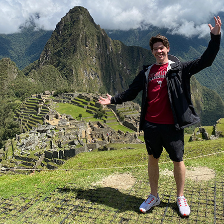 A photo of Machu Picchu, the most familiar icon of the Inca Empire in Peru
