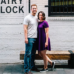 Kelly Evans and Jason Grieshaber just married photo together