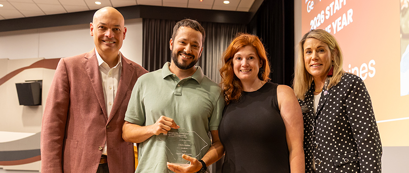 Award winner Chris Raines