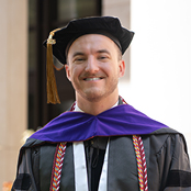 Image of Bjore Samard in his cap and gown