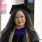 Image of Izabella Forero in her cap and gown