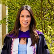 Image of McCall Johnson in her graduation gown