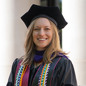 Image of Morgan Mercer in her cap and gown