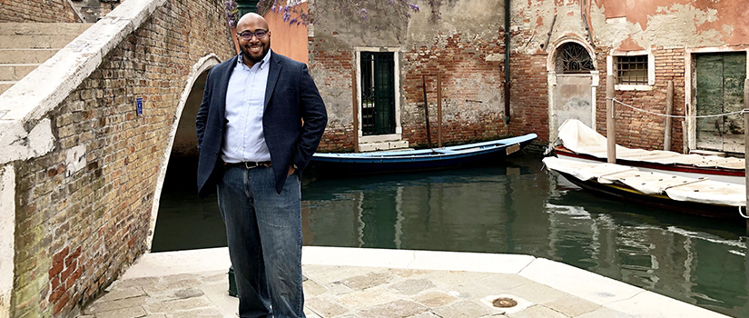 Chris Campbell in Italy
