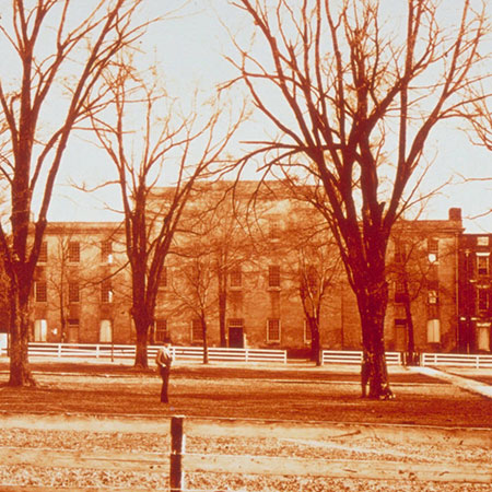 Historic photo of Legare college, the law school's second home